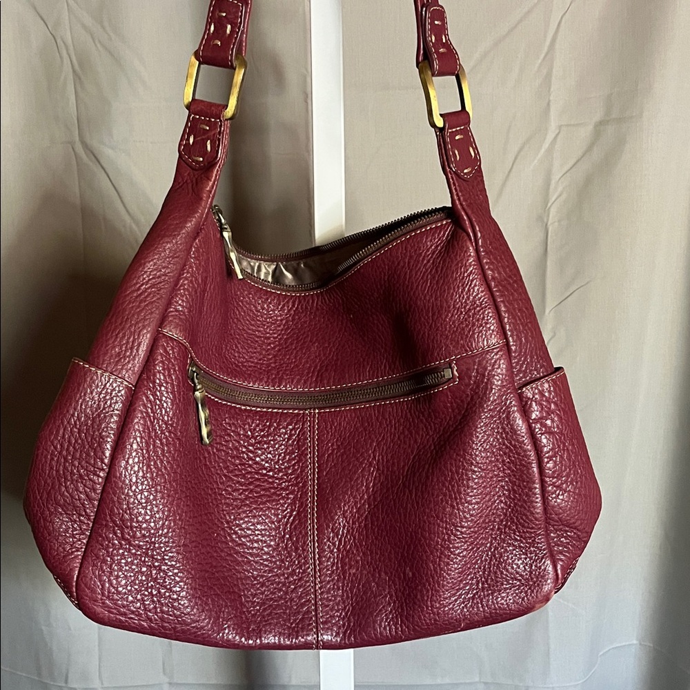 Burgundy Stone Mountain Purse